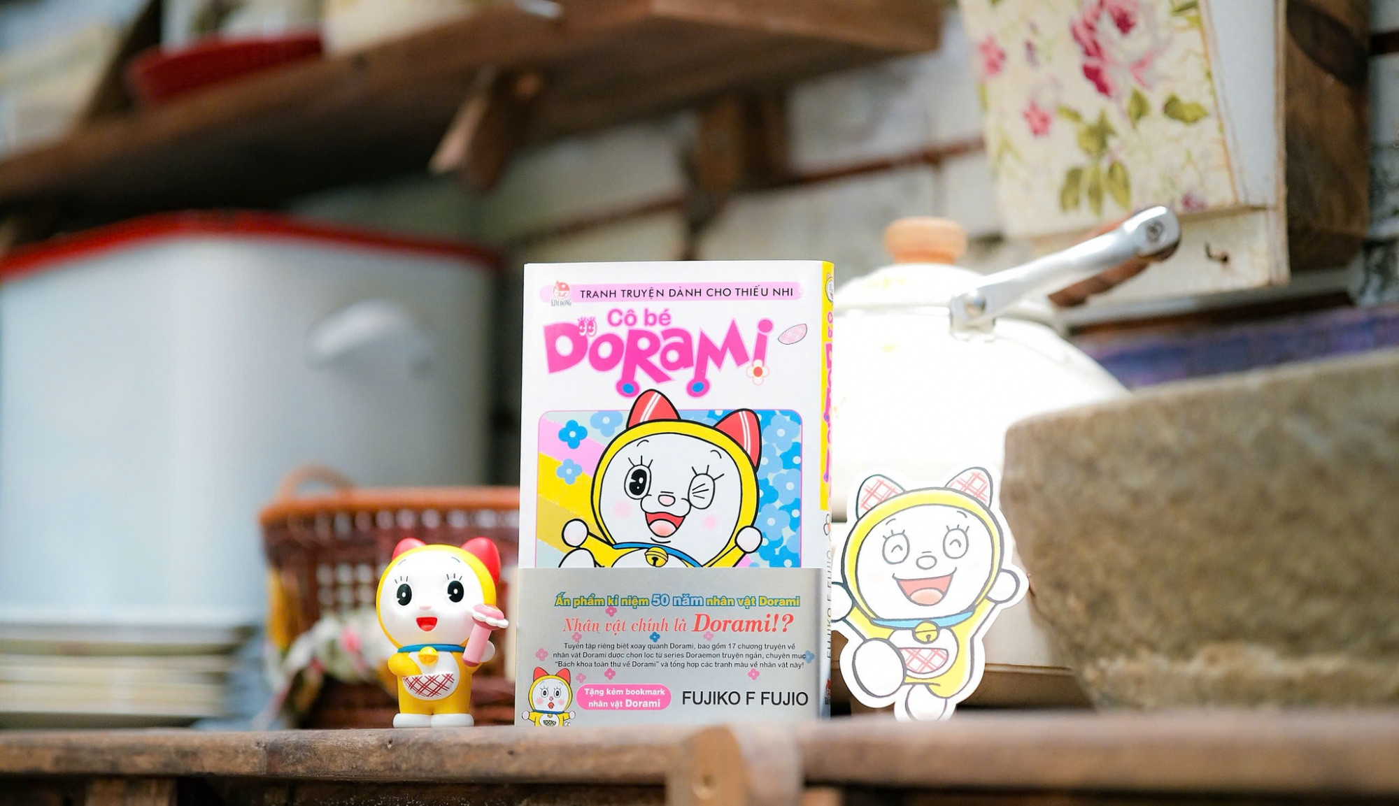 Dorami đáng y&ecirc;u đã trở lại trong phi&ecirc;n bản sách mới - Ảnh: NXB Kim Đ&ocirc;̀ng