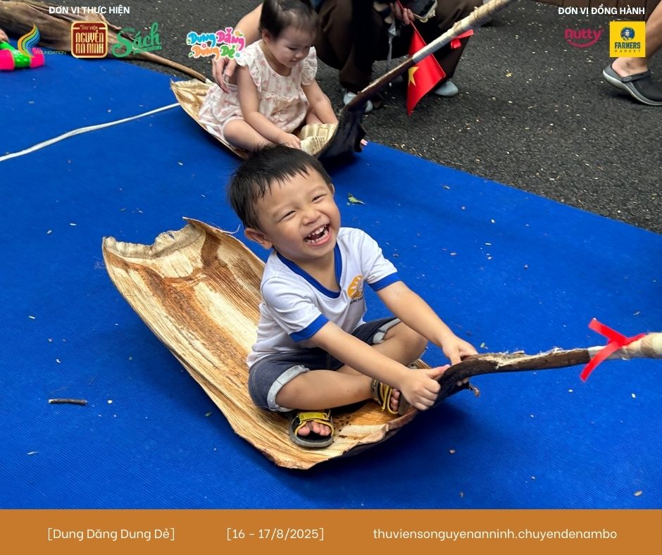 Chuy&ecirc;n đ&ecirc;̀ g&acirc;̀n đ&acirc;y nh&acirc;́t được Thư vi&ecirc;̣n s&ocirc;́ Nguy&ecirc;̃n An Ninh t&ocirc;̉ chức là sự ki&ecirc;̣n Dung dăng dung dẻ dành cho các em nhỏ - Ảnh: Thư vi&ecirc;̣n s&ocirc;́ Nguy&ecirc;̃n An Ninh - Chuy&ecirc;n đ&ecirc;̀ Nam b&ocirc;̣