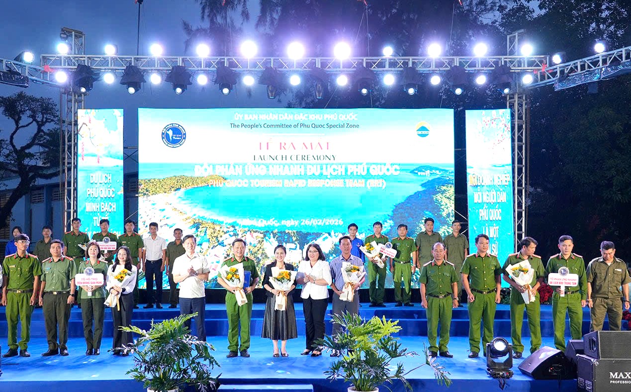 Ph&uacute; Quốc ra mắt đội phản ứng nhanh du lịch - Ảnh CTV