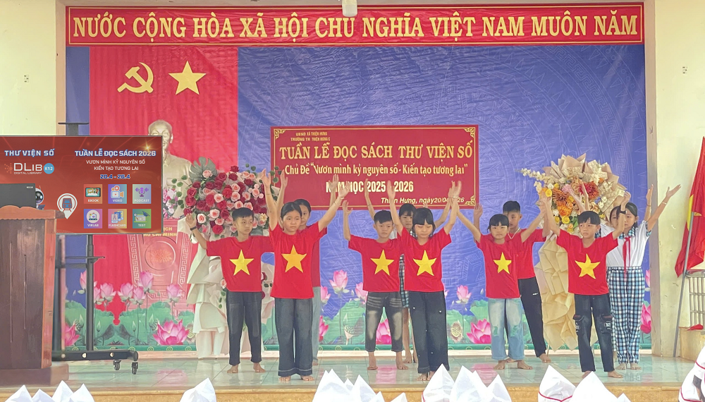 Trường tiểu học Thiện Hưng C - Đồng Nai khai mạc Tuần lễ Đọc s&aacute;ch 2026