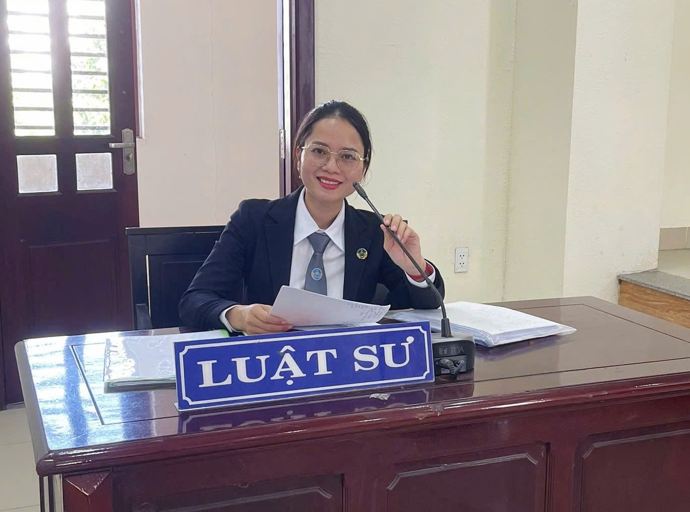 Luật sư Đậu Thị Quy&ecirc;n - Ảnh do nh&acirc;n vật cung cấp