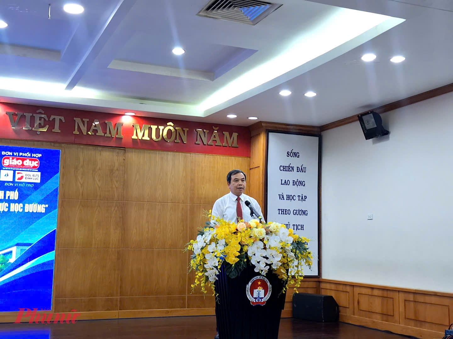 Vụ trưởng Ho&agrave;ng Đức Minh ph&aacute;t biểu tại chương tr&igrave;nh - Ảnh: Trang Thư