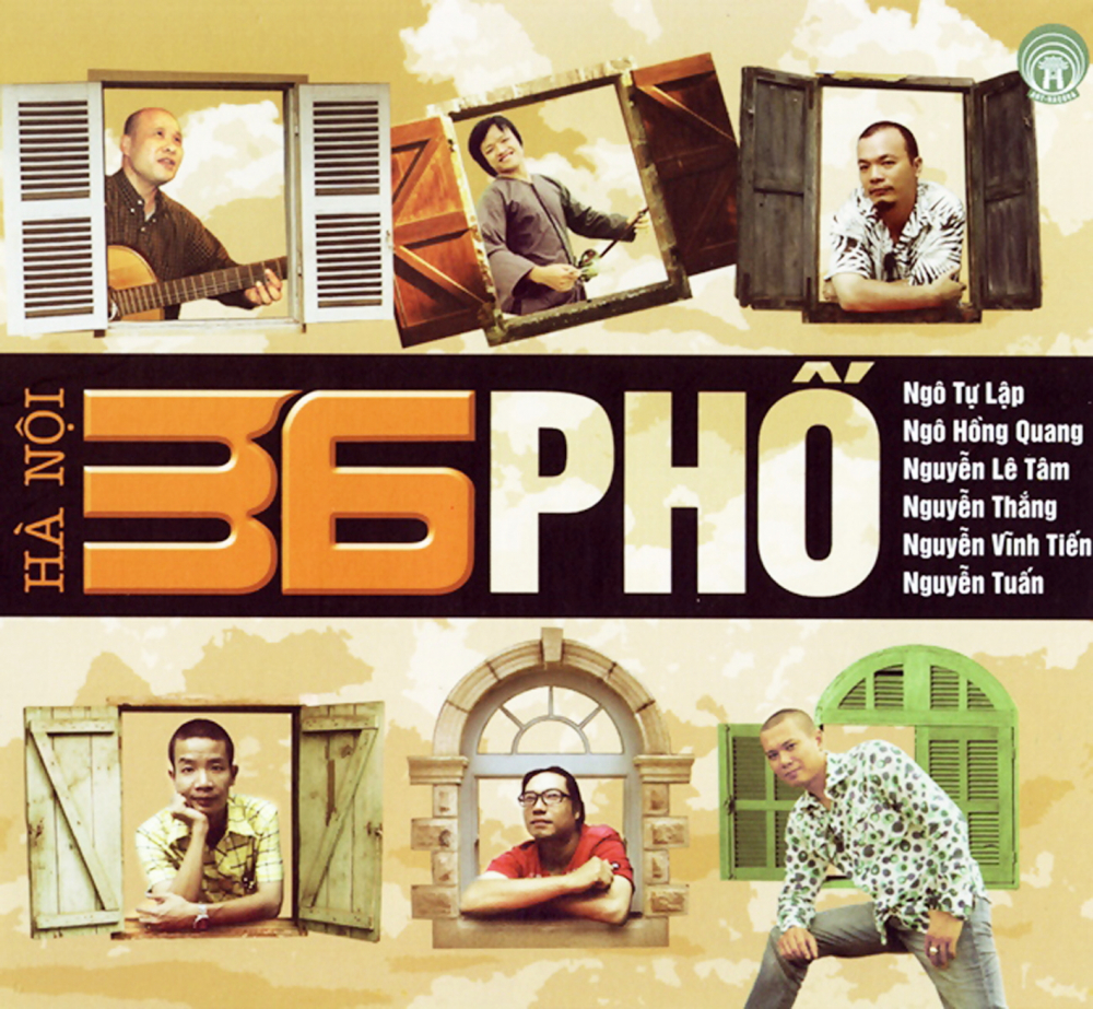 Album Hà Nội 36 phố từng bị khai thác bản quyền mà nhóm nhạc sĩ sở hữu không hề hay biết - Ảnh do nhân vật cung cấp
