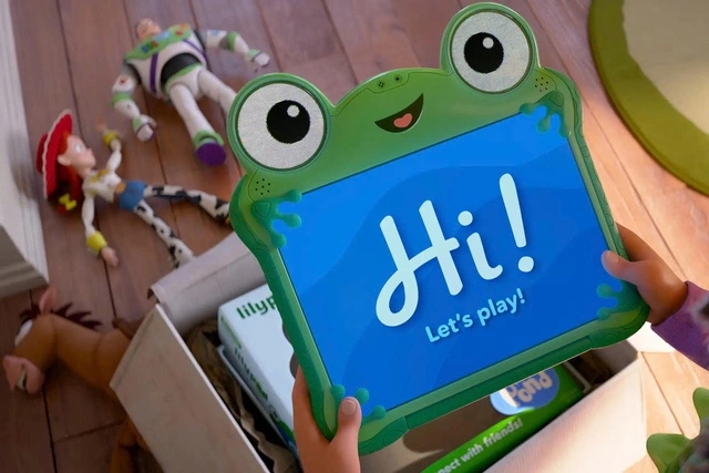 Lilypad - chiếc máy tính bảng thông minh được xem là nhân vật phản diện mới của Toy Story 5. Ảnh: Pixar