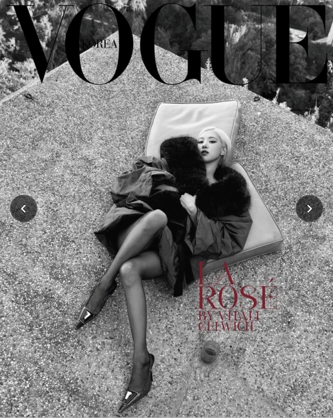 Vẻ đẹp của Ros&eacute; được nhận x&eacute;t ng&agrave;y c&agrave;ng thăng hạng - Ảnh: Vogue Korea