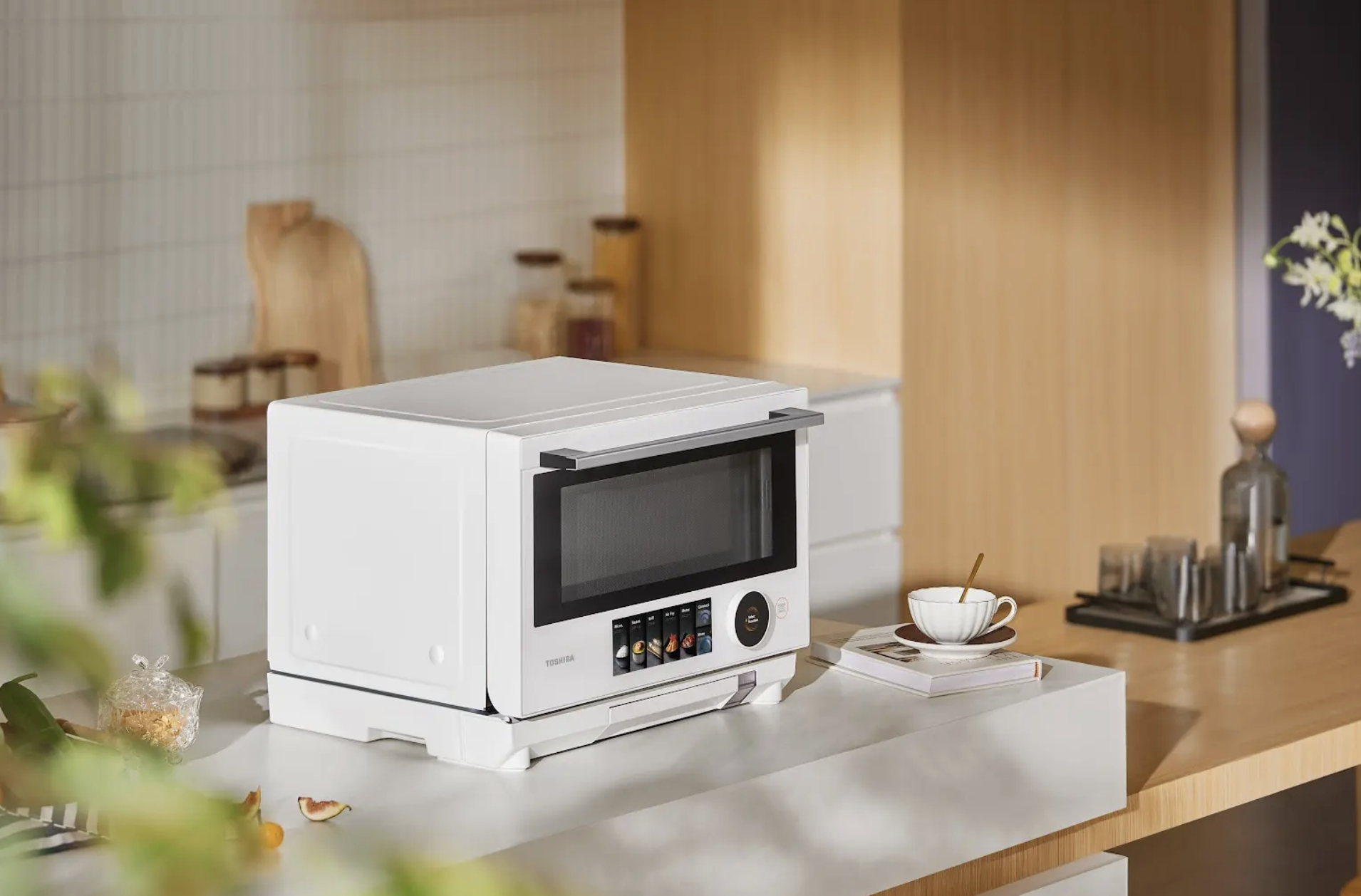 Sản phẩm mới nhất của l&ograve; vi s&oacute;ng Toshiba tại Việt Nam: l&ograve; vi s&oacute;ng cao cấp hấp nướng th&ocirc;ng minh Toshiba JAPANDi MX2-STR25SC(WH)