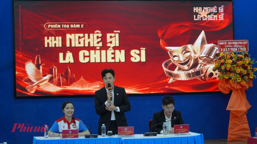 Nghệ sĩ Ng&ocirc; Kiến Huy chia sẻ giải ph&aacute;p ph&aacute;t huy vai tr&ograve; của nghệ sĩ, người c&oacute; sức ảnh hưởng v&agrave; cộng đồng trong c&ocirc;ng t&aacute;c ph&ograve;ng, chống ma t&uacute;y.