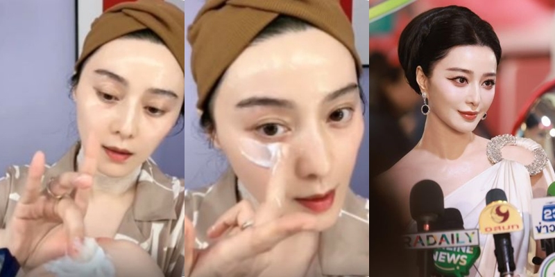 Mỹ nh&acirc;n họ Phạm kh&ocirc;ng qu&ecirc;n dưỡng ẩm trước khi trang điểm - Ảnh: mạng x&atilde; hội