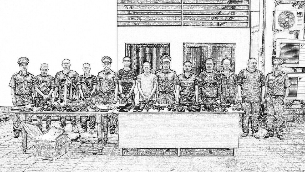 Xóa đường dây chế tạo, mua bán tàng trữ trái phép vũ khí quân dụng