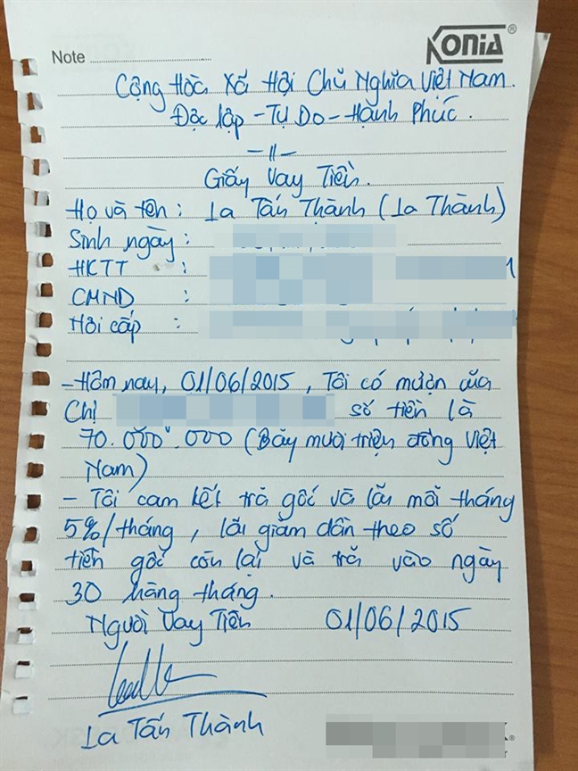 Dien vien hai La Thanh dang no nan tien ti va bo tron?