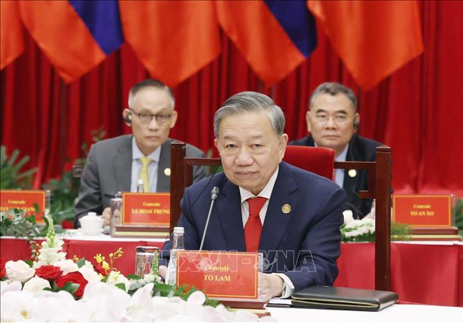 Tổng B&iacute; thư T&ocirc; L&acirc;m ph&aacute;t biểu