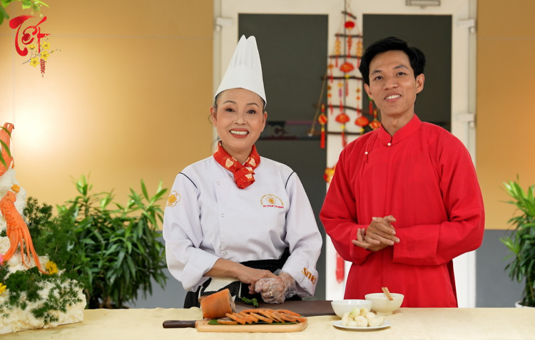 Giò nhuỵ hoa: Bông hoa... đãi khách ngày tết