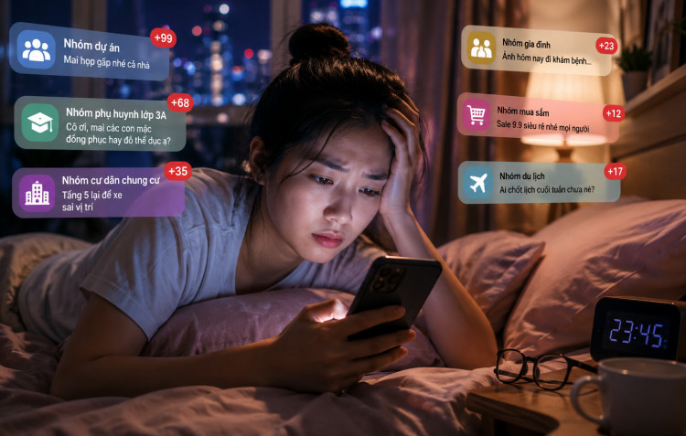Áp lực... nhóm chat