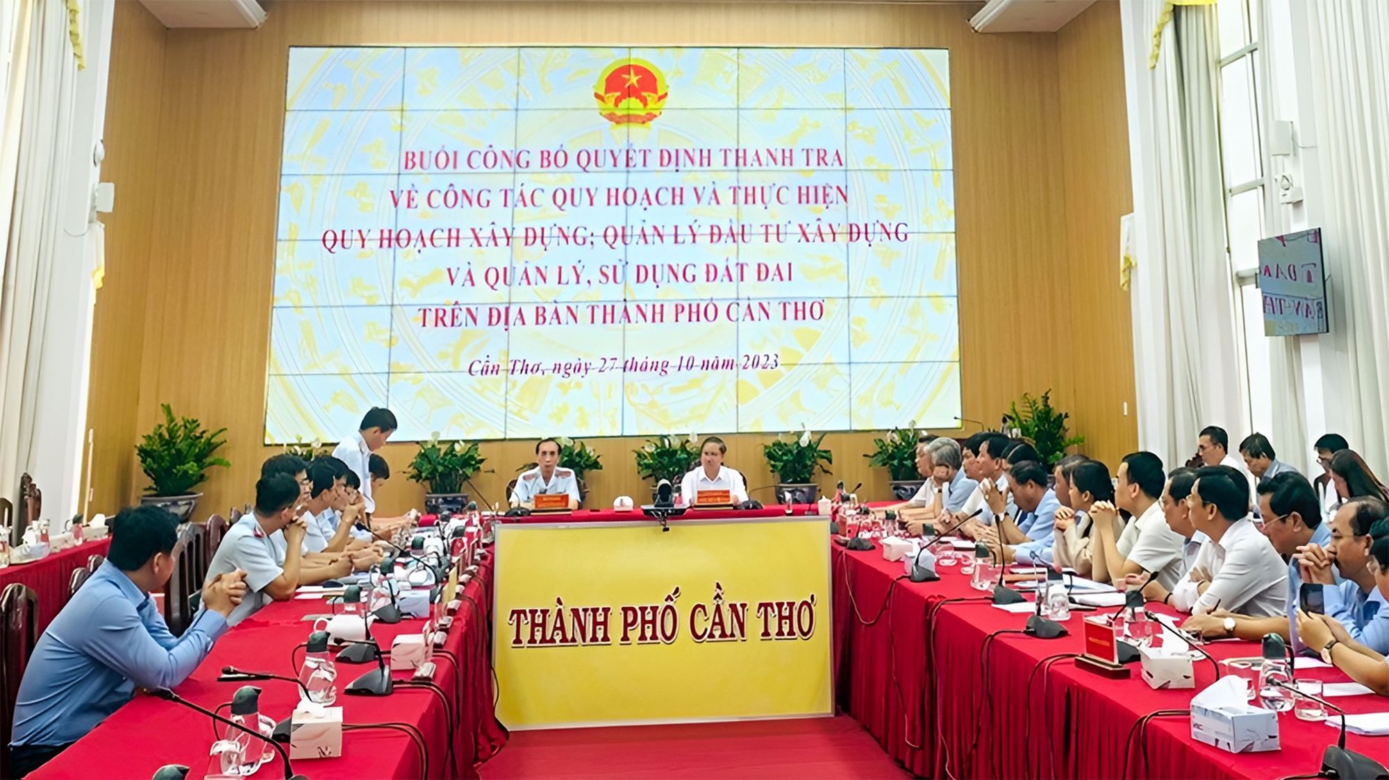 Thanh tra Chính phủ gia hạn thời gian thanh tra tại Cần Thơ thêm 20 ngày