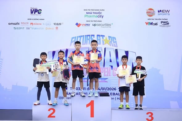 Hơn 500 tài năng nhí góp mặt ở ngày hội Pickleball Open Cup – Future Stars