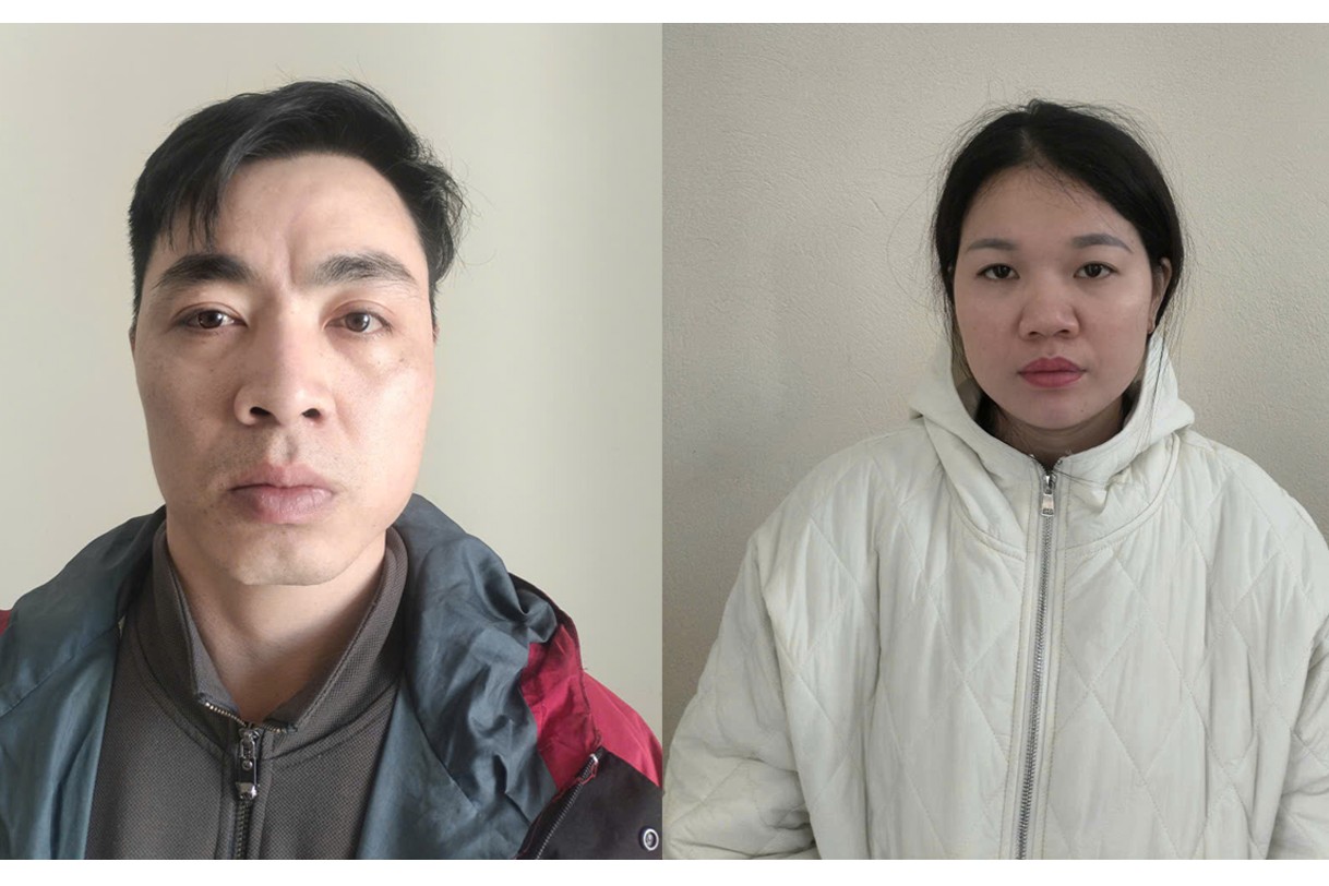 Khởi tố cặp vợ chồng giả danh cảnh sát hình sự đến nhà dân cưỡng đoạt tài sản-.jpg