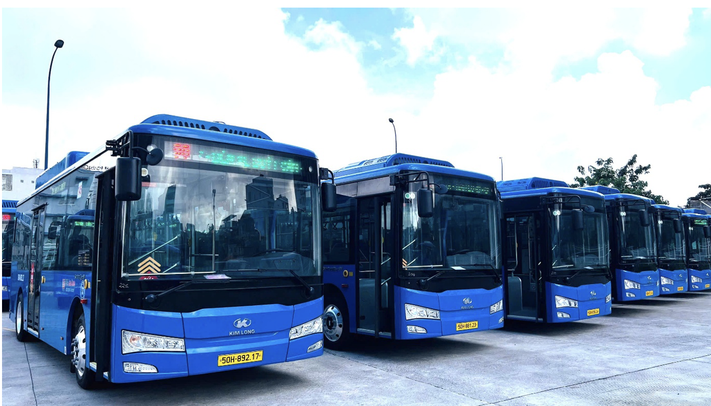 TP.HCM: Tuyến xe buýt số 57 chính thức chuyển sang sử dụng xe điện