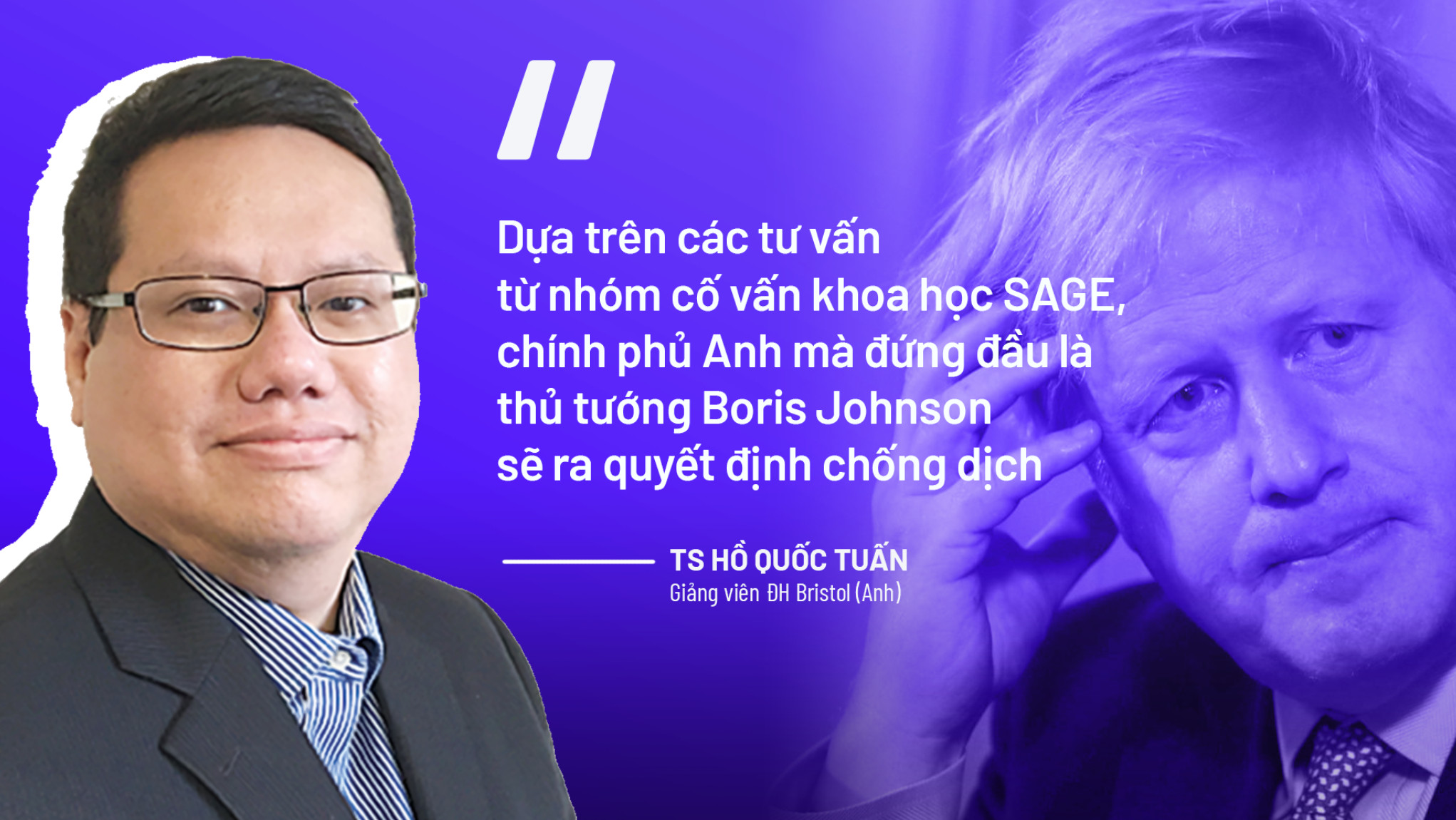 Việc dự báo và tư vấn chống dịch nhìn từ câu chuyện ở Anh