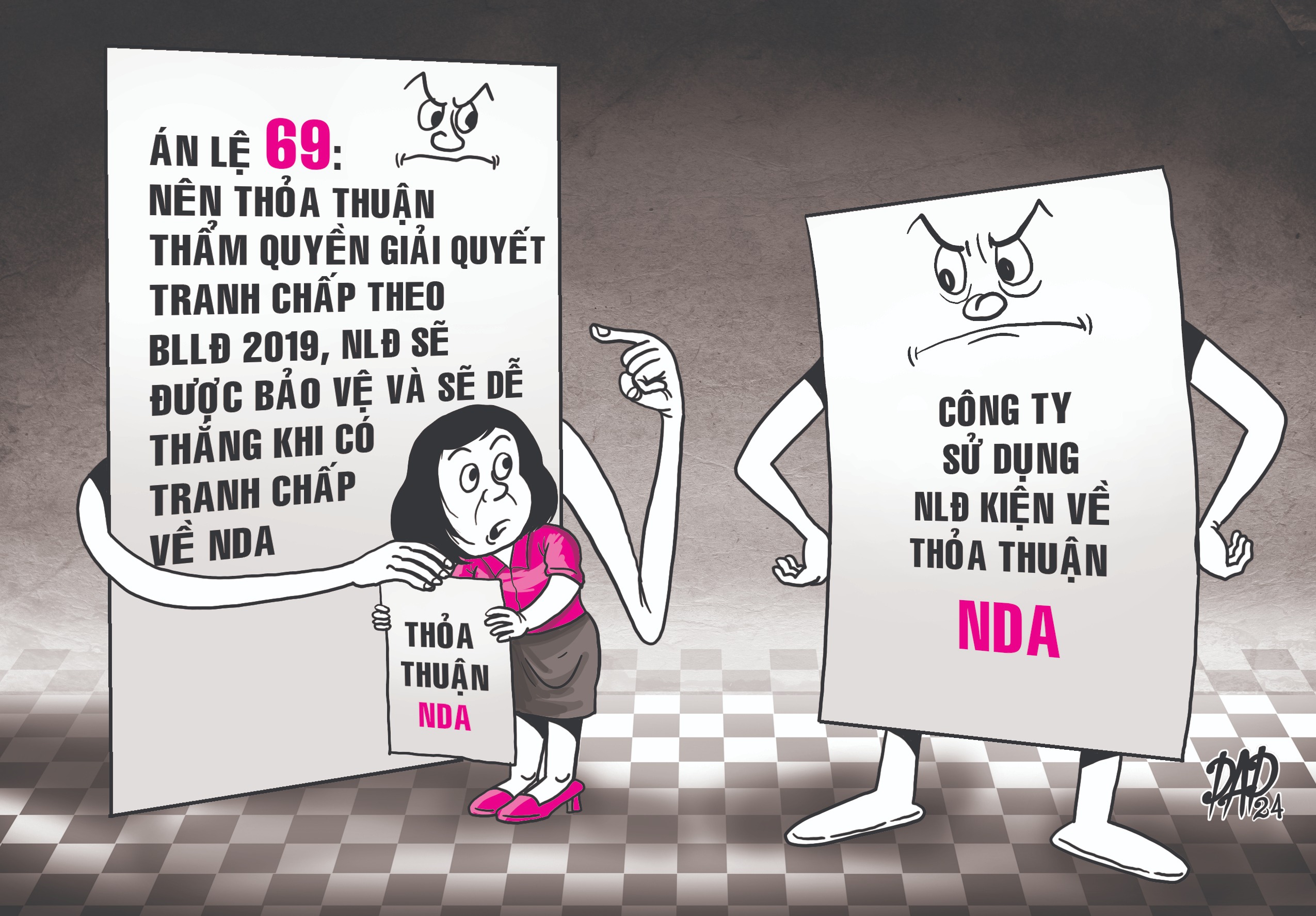 làm việc cho công ty đối thủ