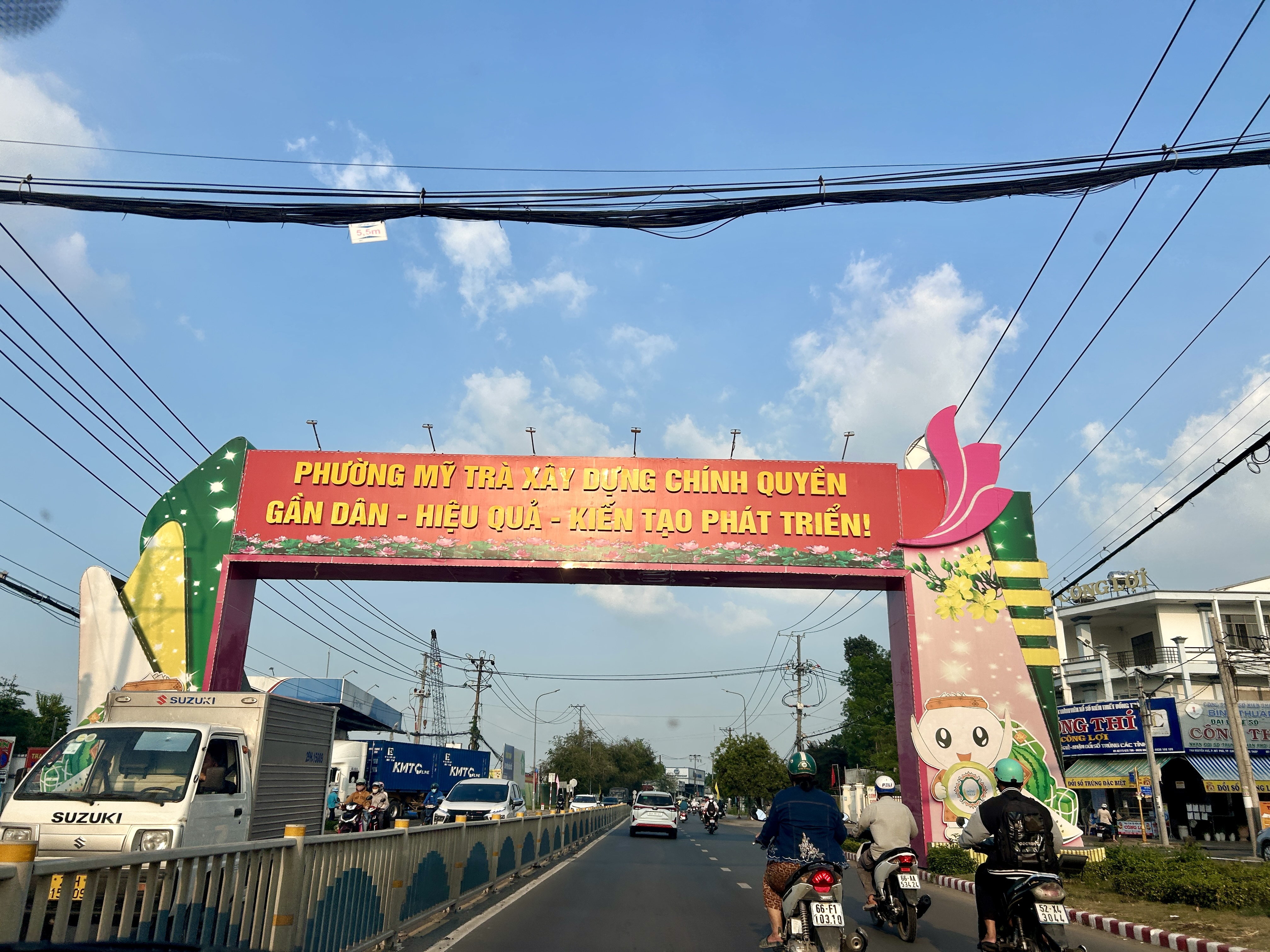 Cải tạo, tổ chức giao thông tại nút giao: An Bình, thuộc địa bàn phường Mỹ Trà