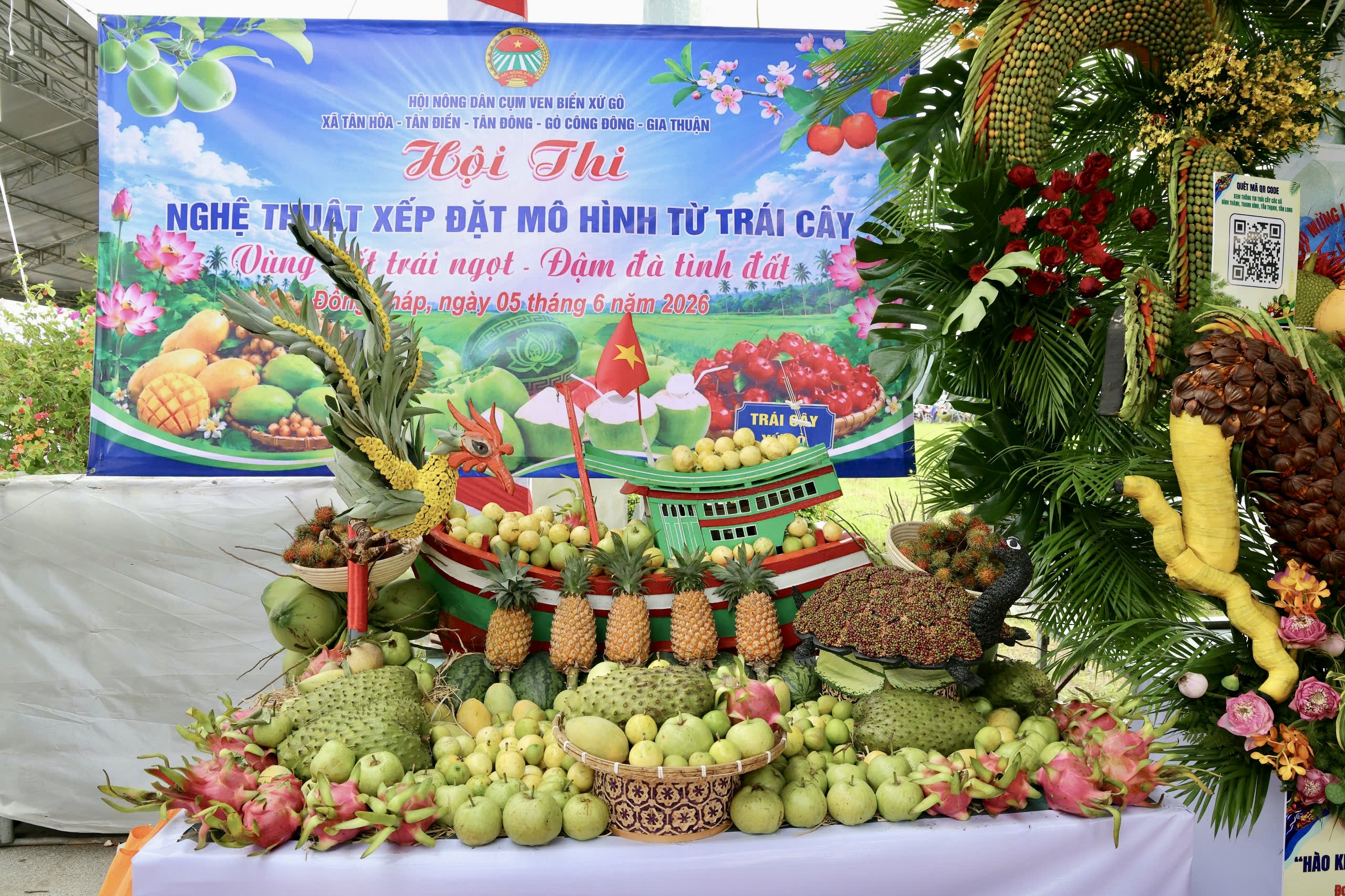 đồng tháp,mô hình trái cây,đất sen hồng,Lễ hội Trái cây