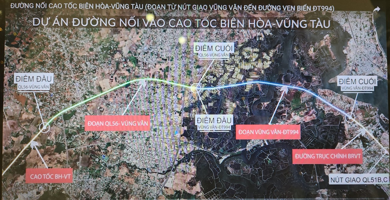 Vũng Tàu họp dân thông báo thu hồi đất làm đường nối vào cao tốc Biên Hòa- Vũng Tàu