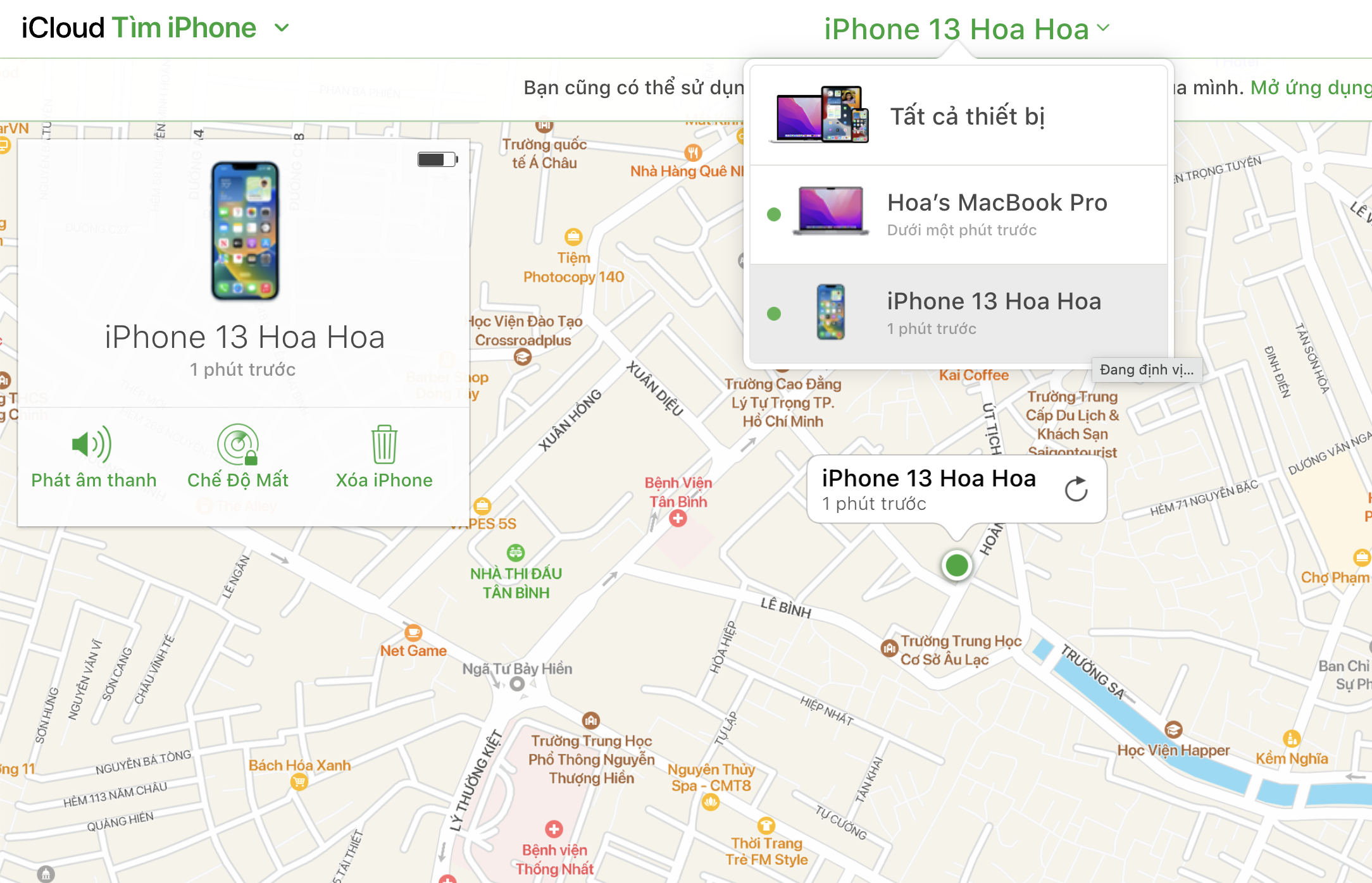 Cách xóa iPhone khỏi tài khoản Apple ID. Ảnh: MINH HOÀNG