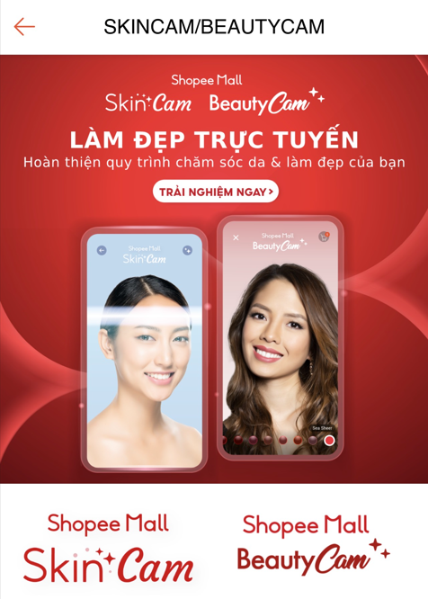 Làm đẹp, tư vấn da trực tuyến khi mua sắm trên sàn thương mại điện tử.