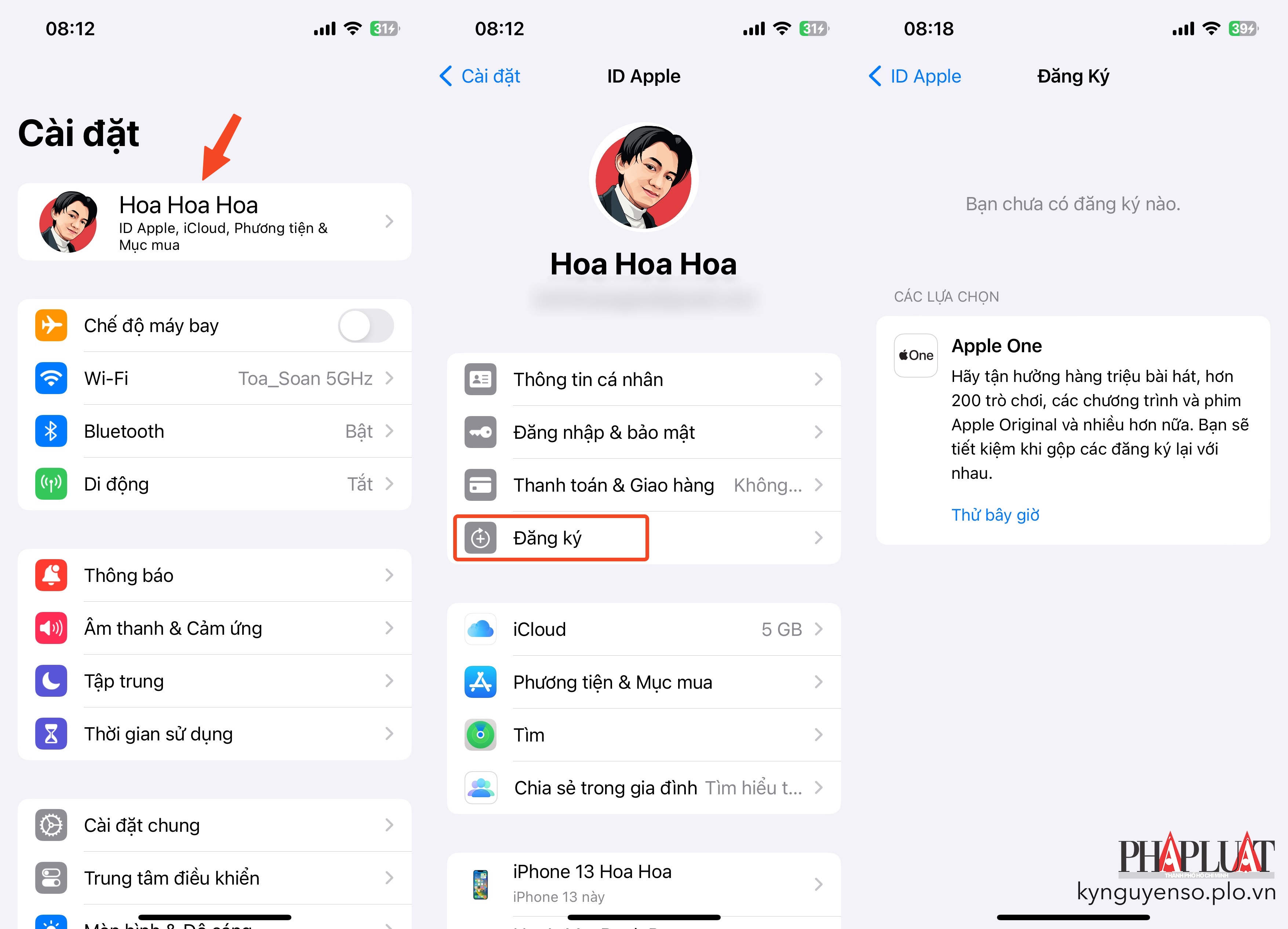 Kiểm tra và hủy đăng ký các dịch vụ trả phí. Ảnh: MINH HOÀNG