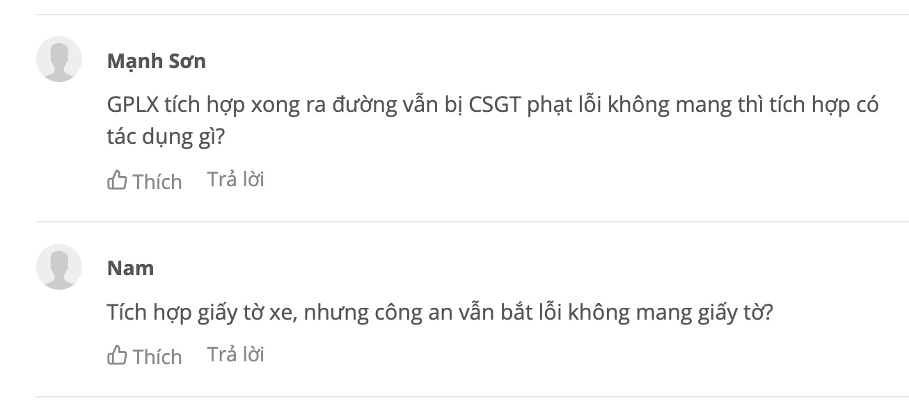 Bạn đọc thắc mắc vì sao đã tích hợp GPLX vào VNeID nhưng vẫn bị CSGT phạt vì không mang theo bản cứng. Ảnh: TIỂU MINH