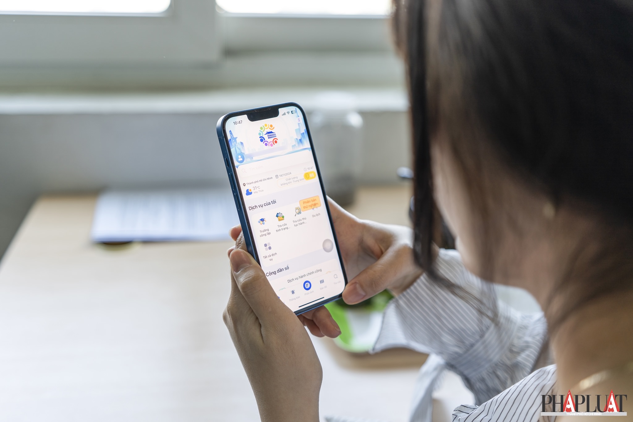 Ứng dụng Công dân số TP.HCM là cầu nối giúp người dân và chính quyền tương tác dễ hơn. Ảnh: MINH HOÀNG