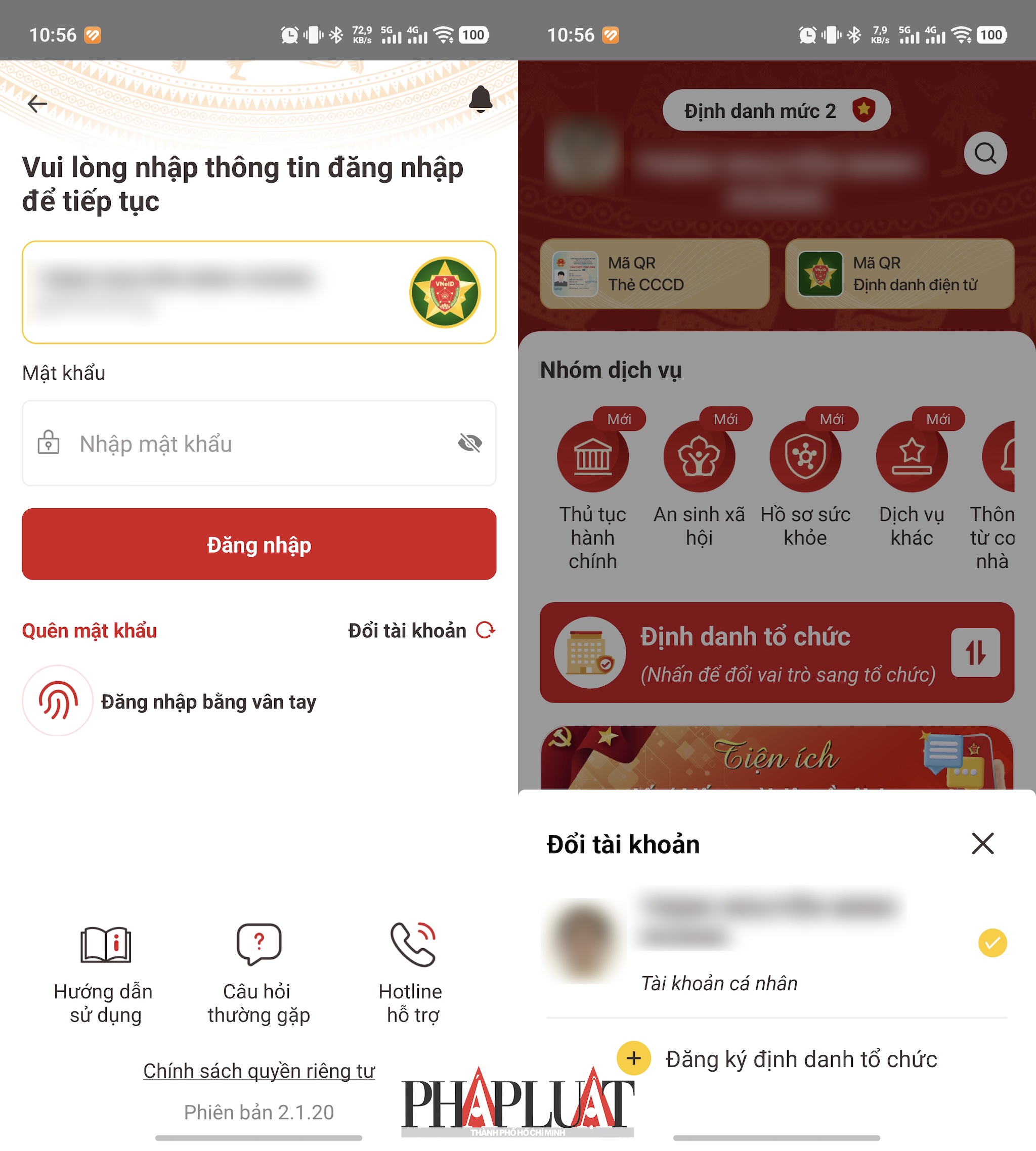 Cập nhật ứng dụng VNeID lên phiên bản mới nhất. Ảnh: MINH HOÀNG