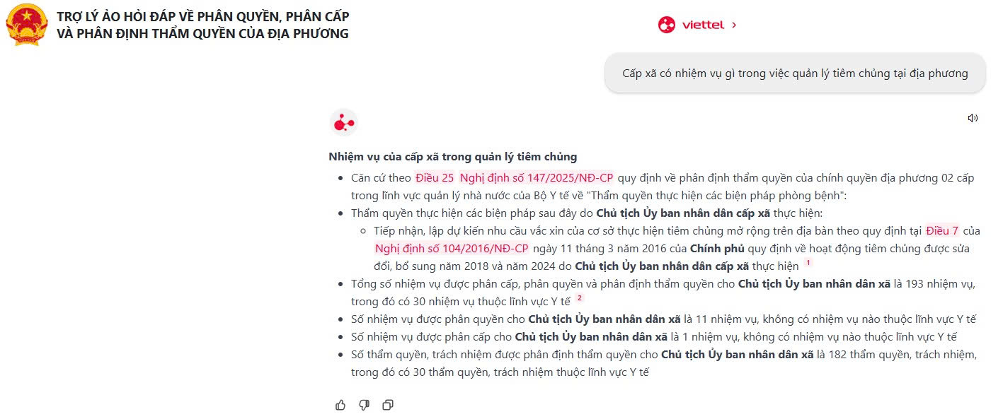 Trợ lý ảo dành cho cán bộ công chức.