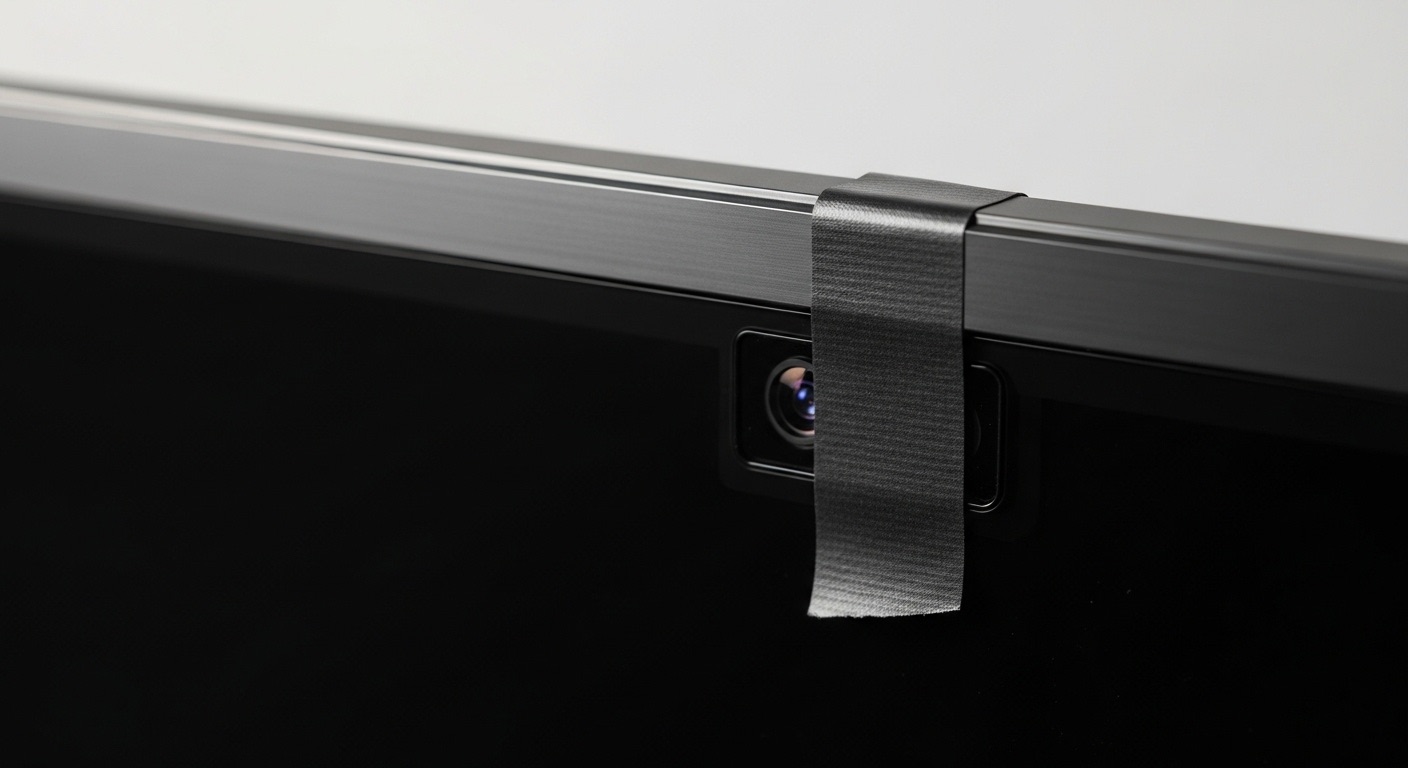 Che camera trên TV thông minh nếu bạn không sử dụng. Ảnh: AI