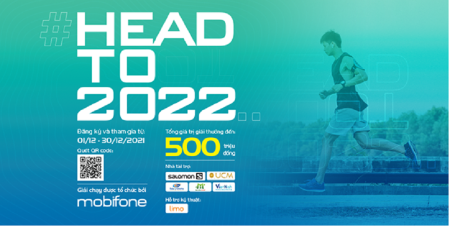 MobiFone tiếp tục tổ chức giải chạy online Head to 2022 