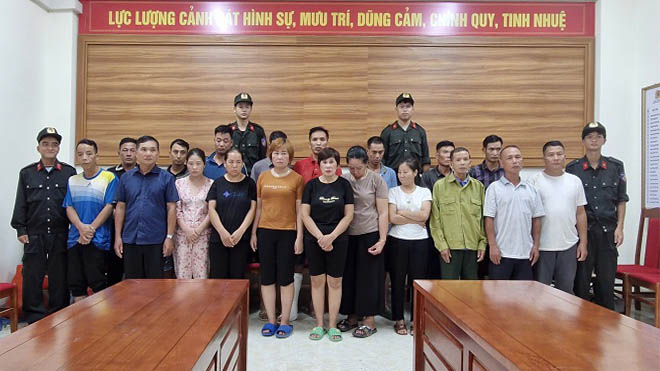 Hà Giang Triệt xóa ổ nhóm đánh bạc quy mô lớn.jpeg
