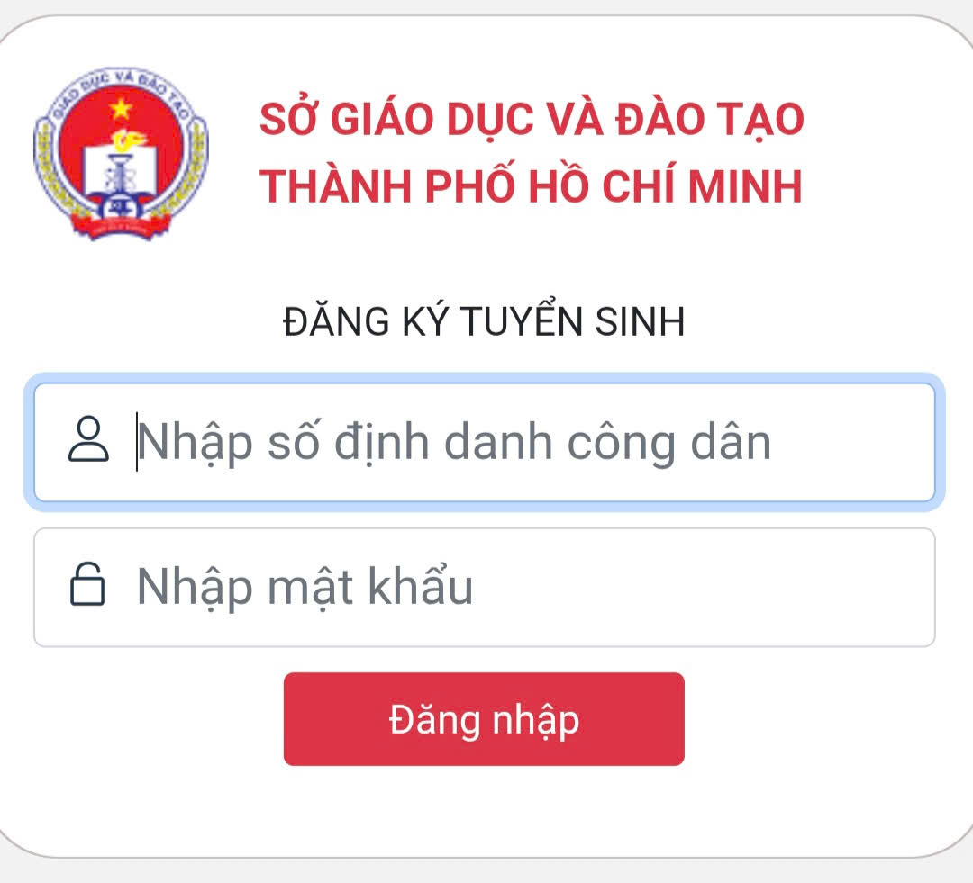 đăng ký nguyện vọng