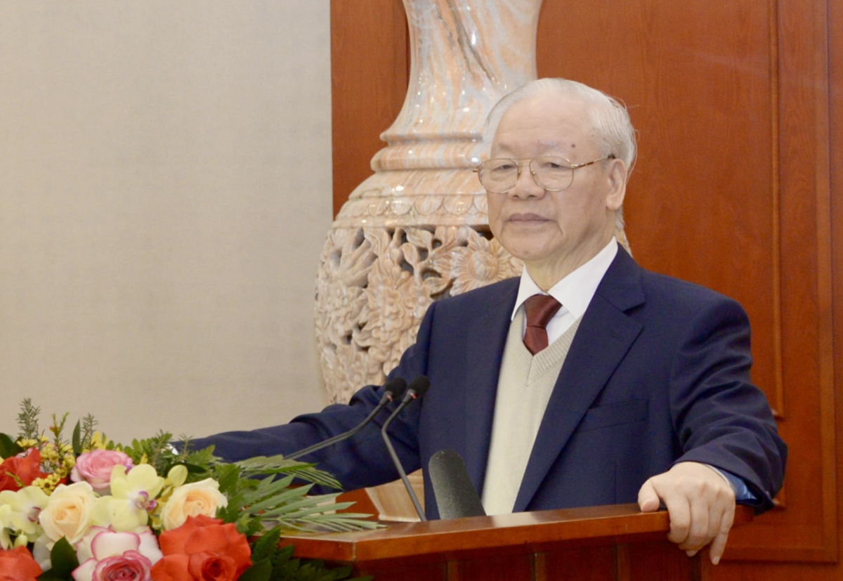 Tổng Bí thư: Báo cáo chính trị Đại hội 14 phải là trung tâm, kết tinh tầm cao trí tuệ của toàn Đảng