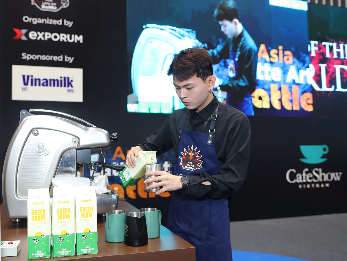 Vinamilk khẳng định vị thế pha chế tại đấu trường quốc tế Asia Latte Art Battle.JPG