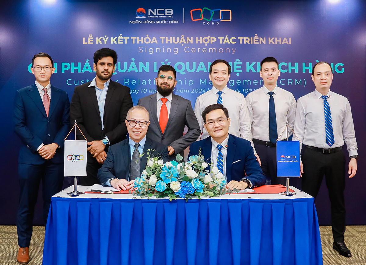 NCB ký kết triển khai ‘Nền tảng Quản lý Quan hệ Khách hàng’ với Zoho Corporation.jpg