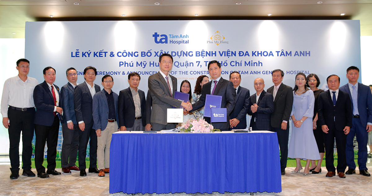 Lễ ký kết và công bố xây dựng Bệnh viện Đa khoa Tâm Anh tại Phú Mỹ Hưng.JPG