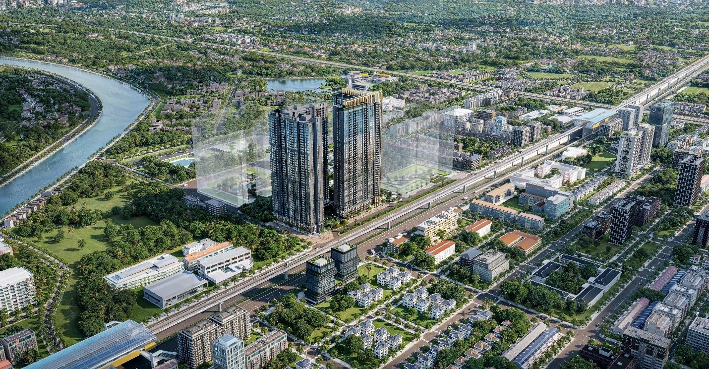 Phối cảnh dự án Hanoi Season Garden do Masterise Homes phát triển tại phường Khương Đình.