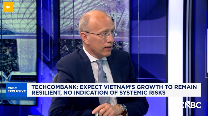 CEO Techcombank: Biến động năng lượng toàn cầu không làm chệch hướng tăng trưởng của Việt Nam