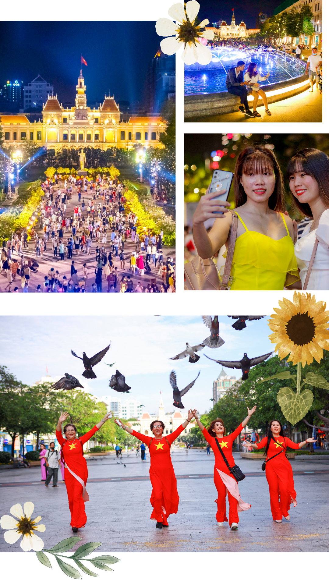 Phố đi bộ Nguyễn Huệ - Top 10 điểm check-in thú vị nhất TP.HCM. Ảnh: Nguyệt Nhi