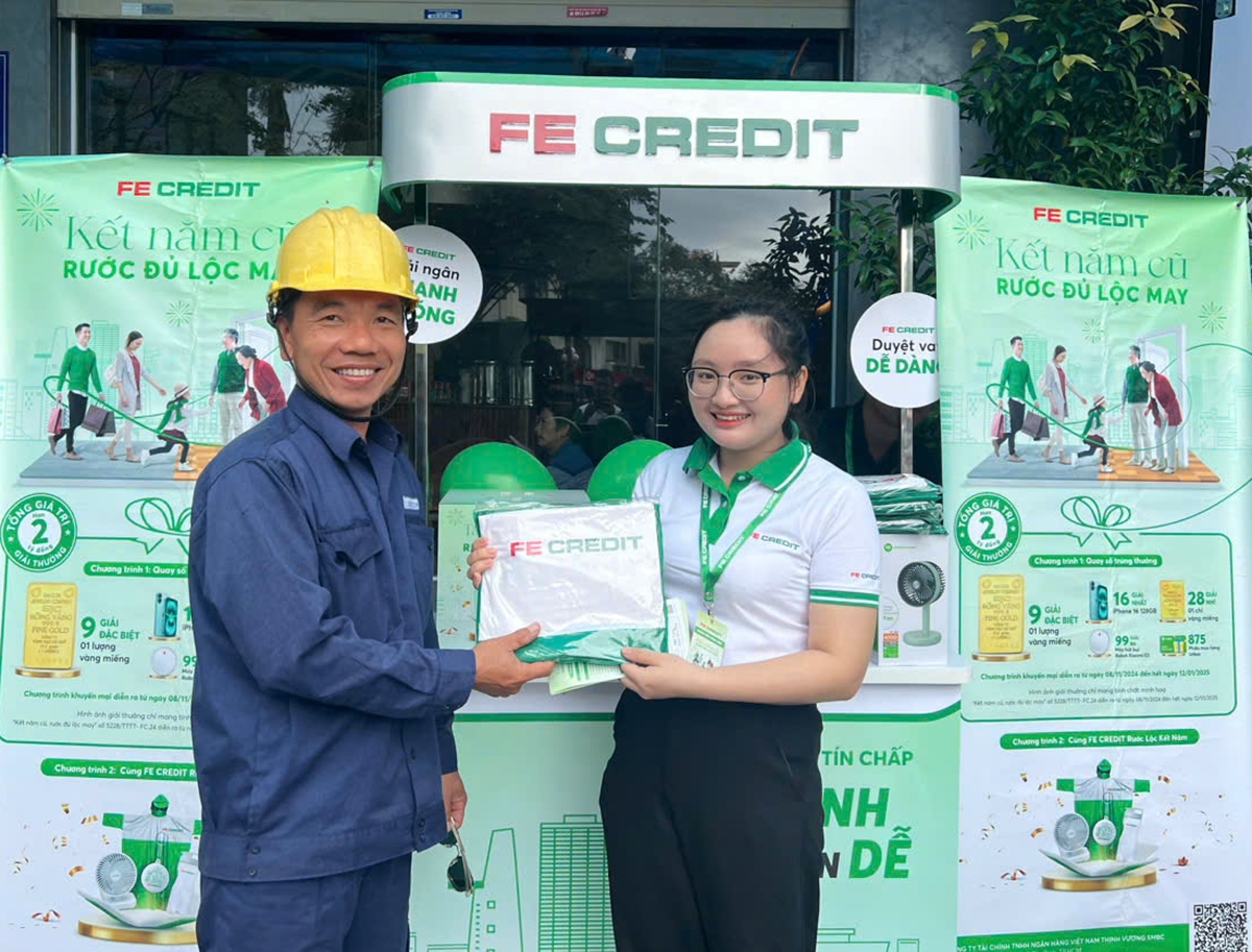 FE CREDIT khuấy động thị trường cho vay tiêu dùng chào năm mới 2025