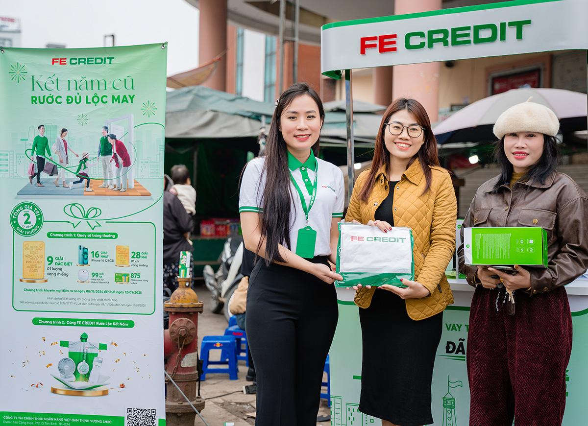 FE CREDIT khuấy động thị trường cho vay tiêu dùng chào năm mới 2025