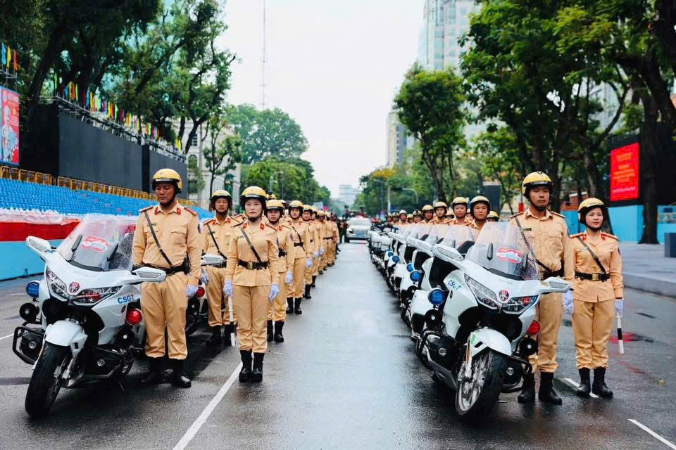 Lực lượng CSGT TP.HCM sẵn sàng cho Lễ kỷ niệm 30-4