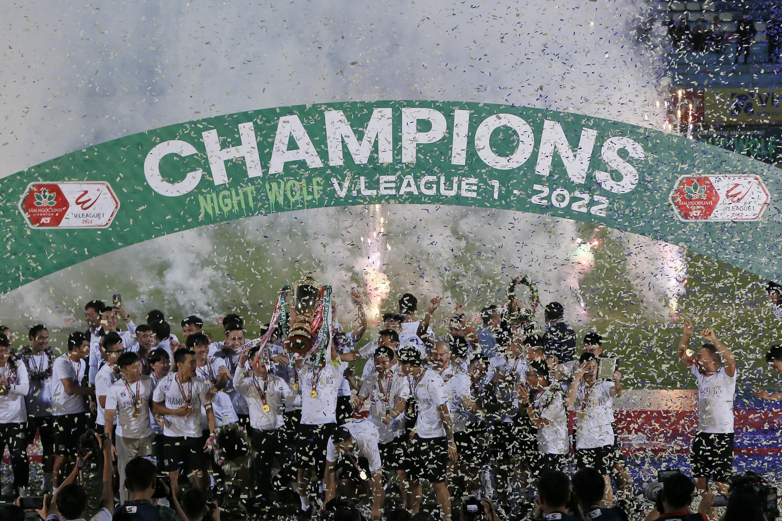 Hà Nội vô địch V-League 2022
