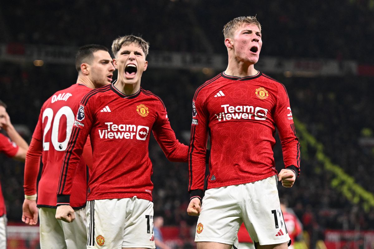 manchester united, garnacho, hojlund