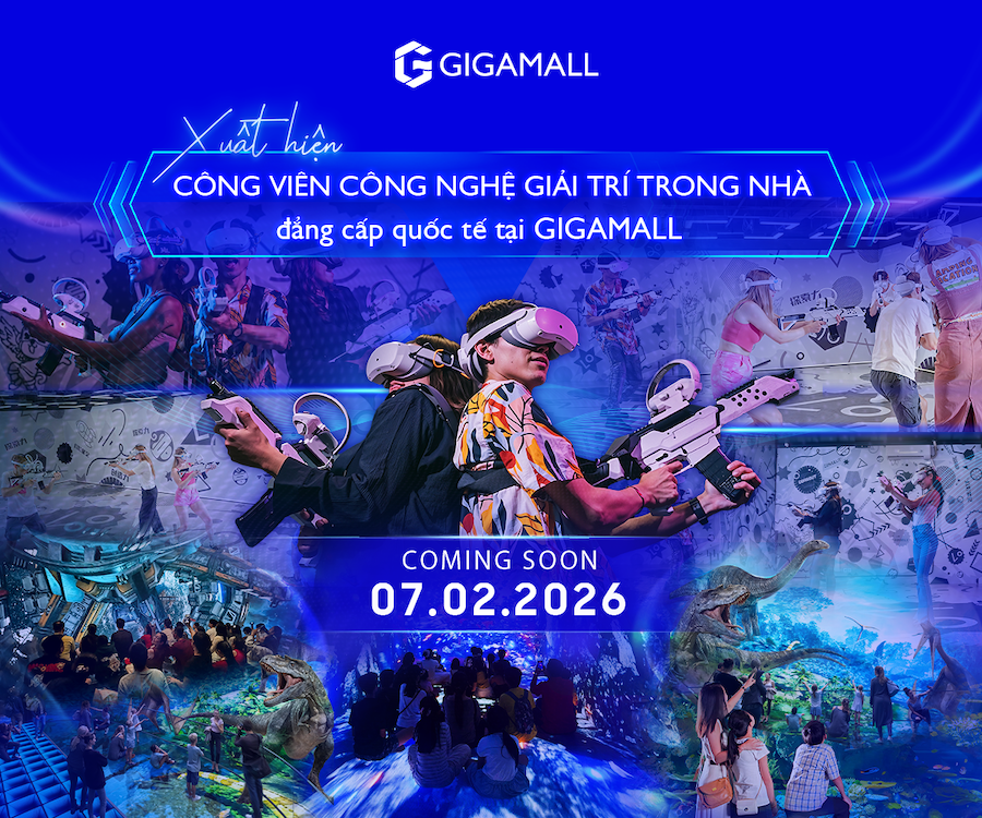 Gigamall biến trung tâm thương mại thành 'vũ trụ' công nghệ Gigaversal